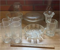 GLASSWARE ITEMS-ASSORTED/SOME ARE NOT PERFECT