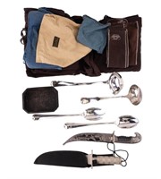 Silver Storage Bags, Knives, Bonsai & Flatware
