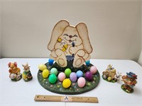 Bunny - Egg Display, Easter Figurines