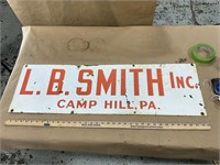 L. B. Smith Inc. Camp Hill Pa. Single sided sign