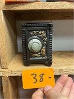 Antique Cast Iron Safe Bank