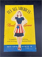1940 Ten all American novel aprons