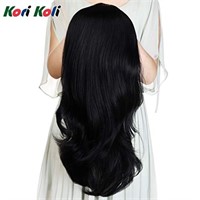 Kori Koli 24 Inch Wavy 3/4 Half Wig Long Synthetic