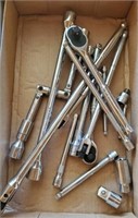 ASSORTED BREAKER BARS AND RATCHETS