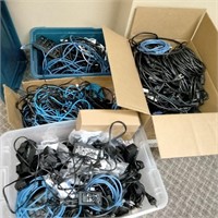 (4 boxes) Computer Cords      (R# 207)