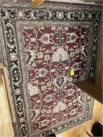 AREA RUG ORIENTAL STYLE 64INX96IN