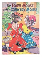 1942 Cloth-Like Book, Town Mouse, Country Mouse