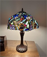 LEADED GLASS LAMP