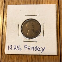 1928 D Lincoln Head Wheat Penny Coin