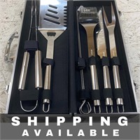 NEW Grill Tool Set- 6pcs Stainless Steel