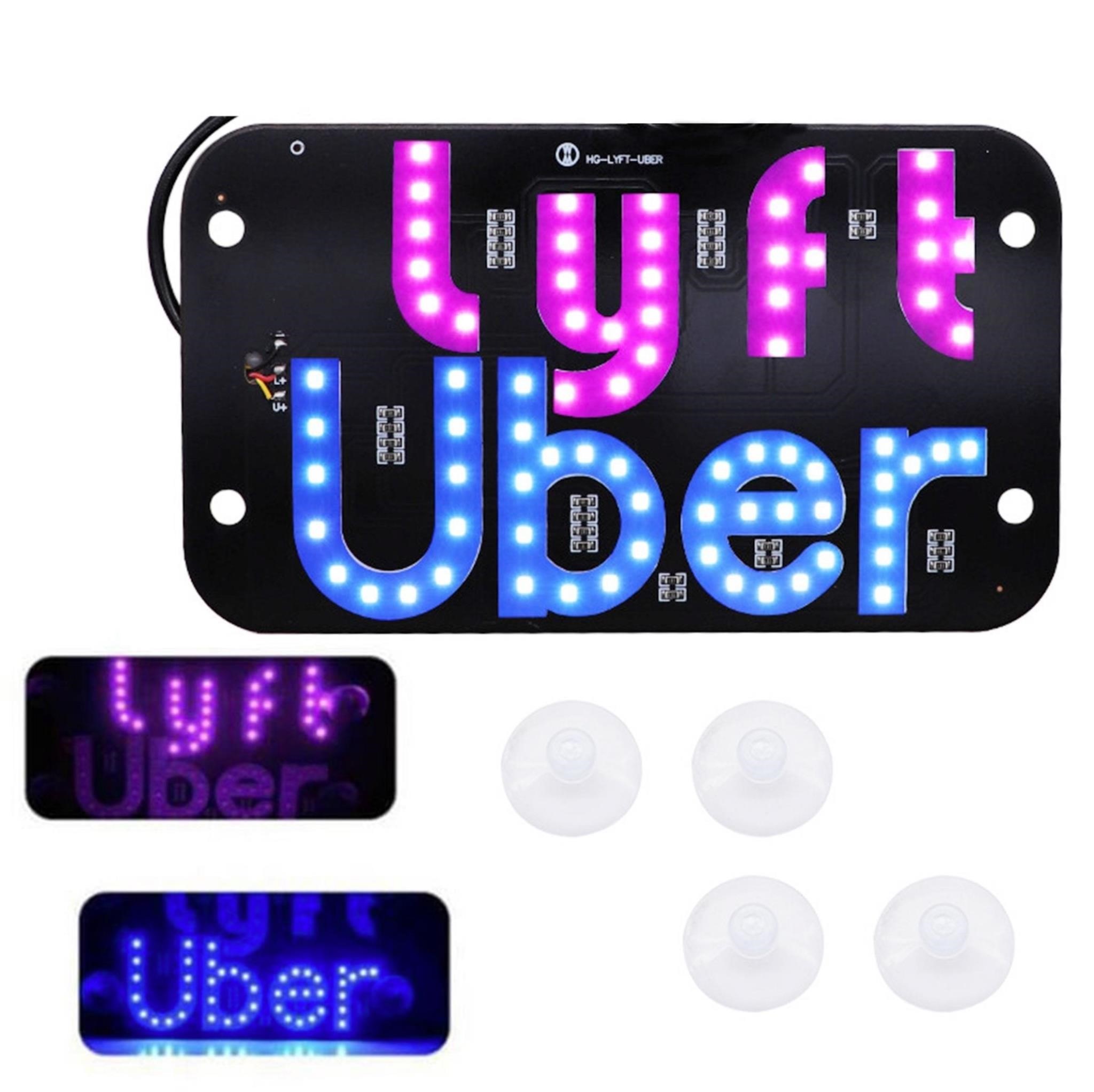 LYFT UBER CAR SIGN