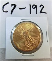 C7-192  1927 Gold $20 St.Gaudens Double Eagle