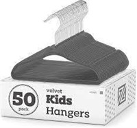 ZOBER Premium Kids Velvet Hangers (14 Inch - 50
