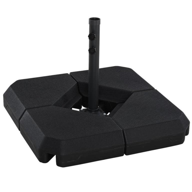 New Patio Umbrella Base in Black for 2 in. Poles