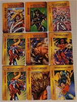 1995 Marvel Over Power Game Cards