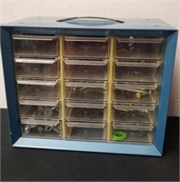 Metal screw organizer 8x10x 6.25 in