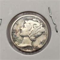 1944 D Silver Mercury Dime