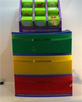 Storage Bins and Toss game