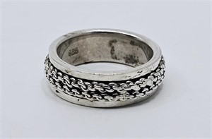 Sterling Silver Meditation Ring