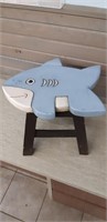 Baby Shark Wooden Footstool