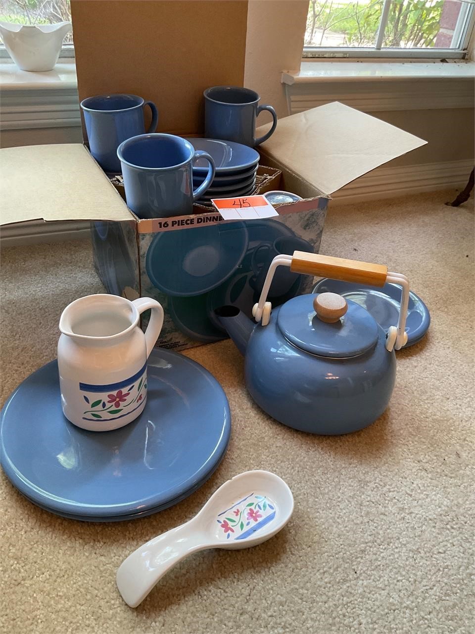 Baker Hart & Stuart Blue Dinnerware