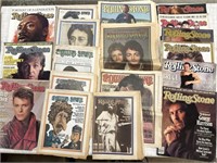 Lot of 1970s Rolling Stone Newspapers & 1980s