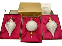 Lenox 1983, 1982, 1990 Annual Ornaments