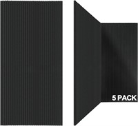 Acoustic Panels  48x24x0.4 inch  Black Pack