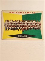 VINTAGE BASEBALL CARD 1960 TOPPS PHILLIES #302