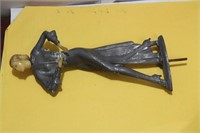 An Art Deco Metal and Plastic Lady