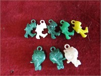 (8)Vintage Disney cracker jack charms.