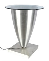 Furniture Nose Cone Table With Light
