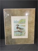 Wooduck Color Lithograph