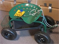 Homeade Garden Cart with Tractor Seat