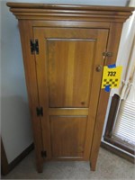 Nice Wooden Cabinet 51" Tall by 23" Wide at Top
