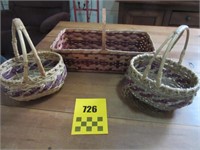 3 Baskets - 2 Are Matching