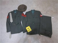 2 Sets of Military Uniforms with Pants -