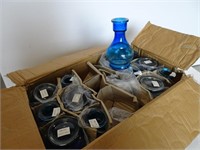Case of 31 Hookah Vases - Blue