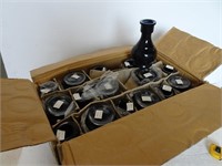 Case of 35 Hookah Vases - Black