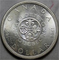 Canada Silver Dollar 1964