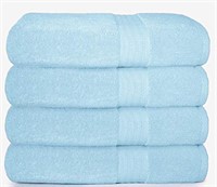 GLAMBURG Premium Cotton 4 Pack Bath Towel Set - 10