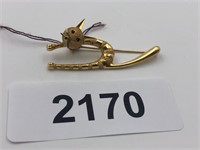 Cat Pin Marked Uno-A.R. 750