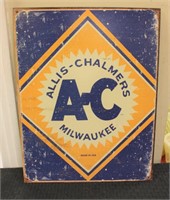 Metal A-C Milwaukee sign