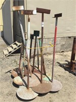 Pallet of (10) Iron Posts/Stands