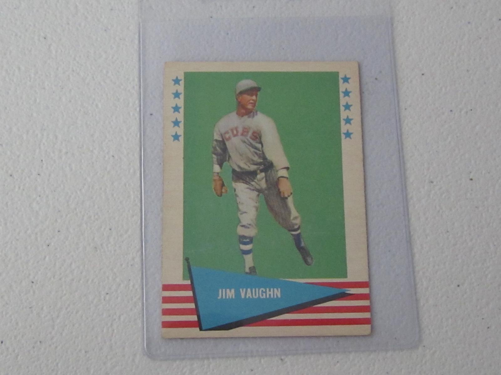 1961 FLEER JIM VAUGHN NO.82 VINTAGE