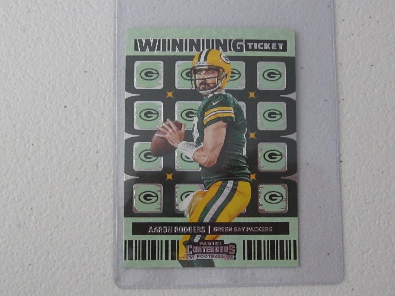 2022 CONTENDERS AARON RODGERS WINNING TICKET