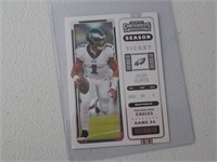 2022 CONTENDERS JALEN HURTS SEASON TICKET EAGLES