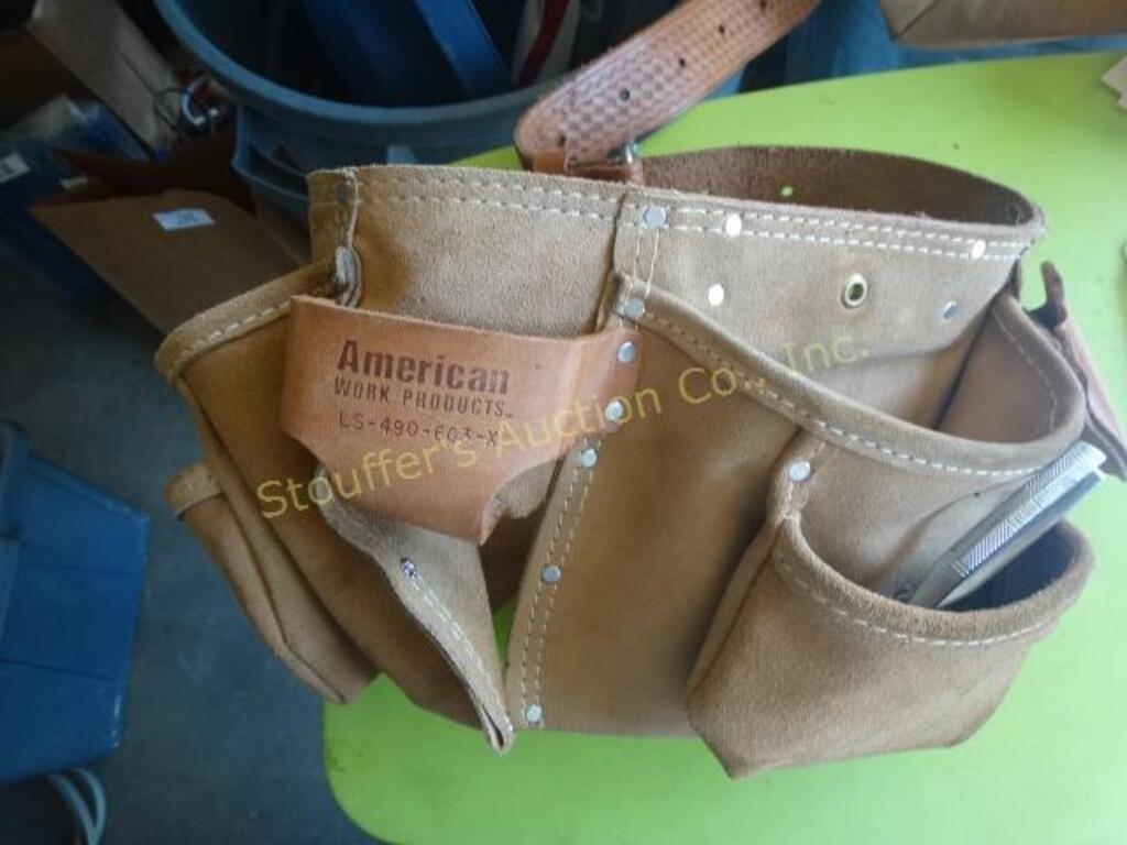 American work product leather tool belt model