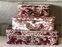 Stackable Decorative Suitcases