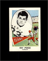 1961 Nu-Card #132 Ray Poage VG-EX to EX+